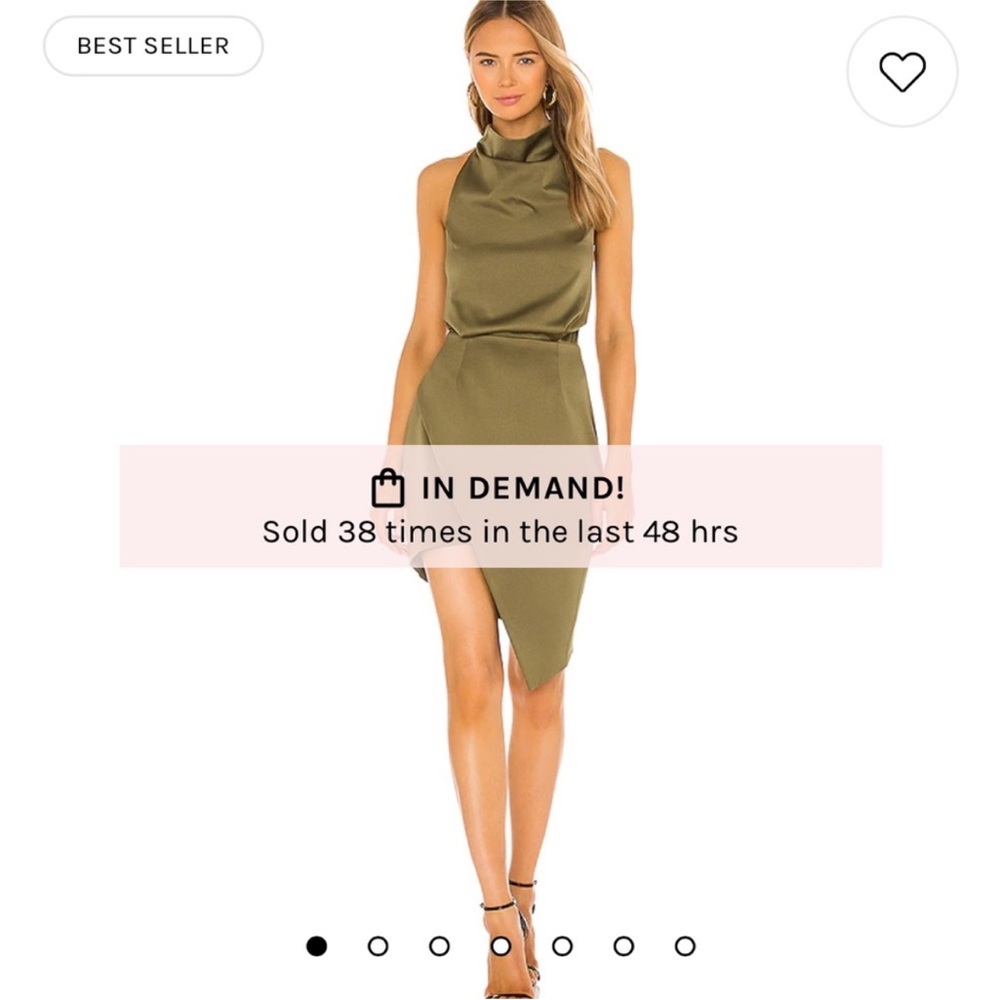 GREEN ELLIATT DRESS- NWOT - Picture 2 of 4